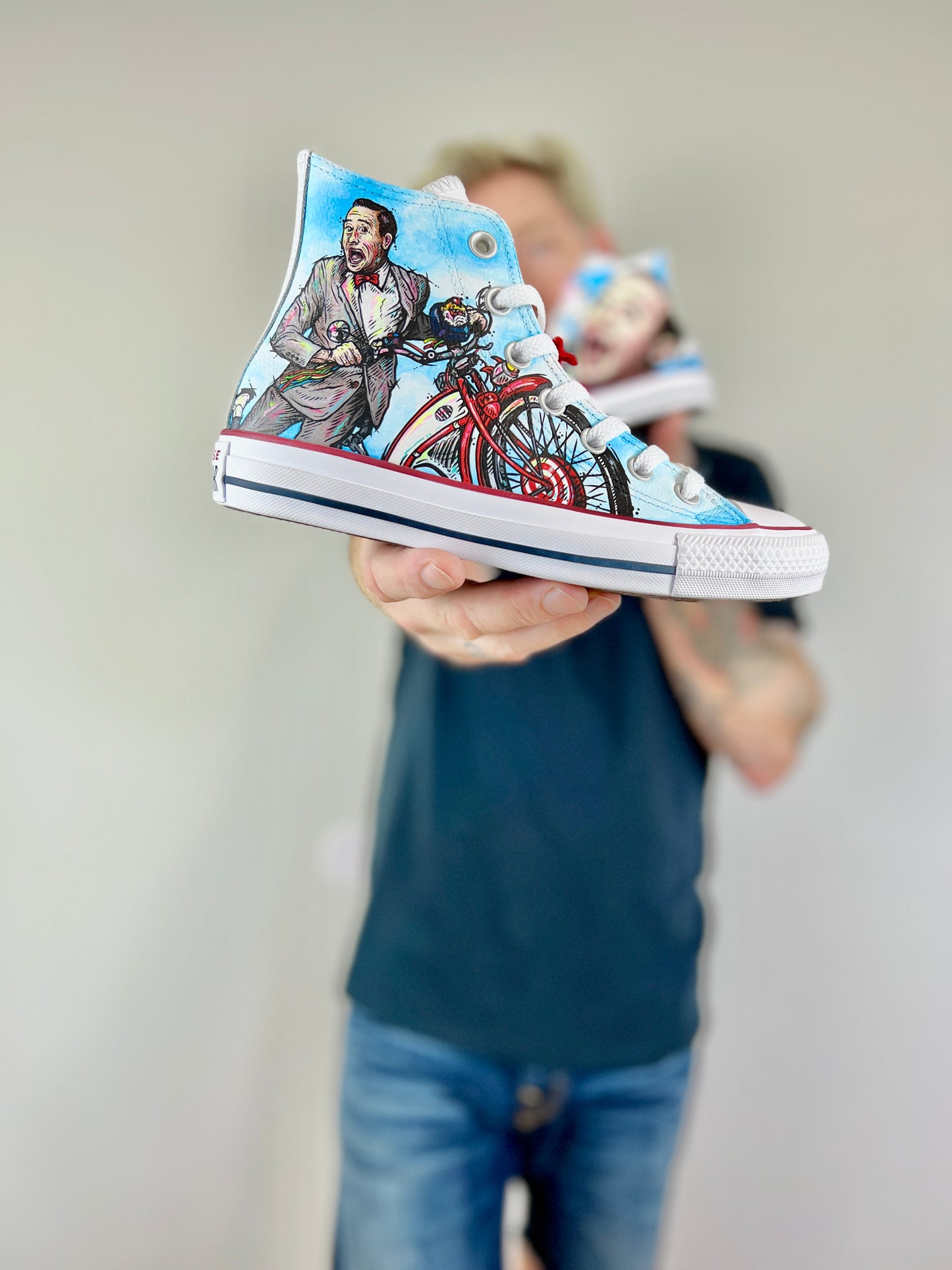 Pee Wee’s Big Adventure Converse Chucks