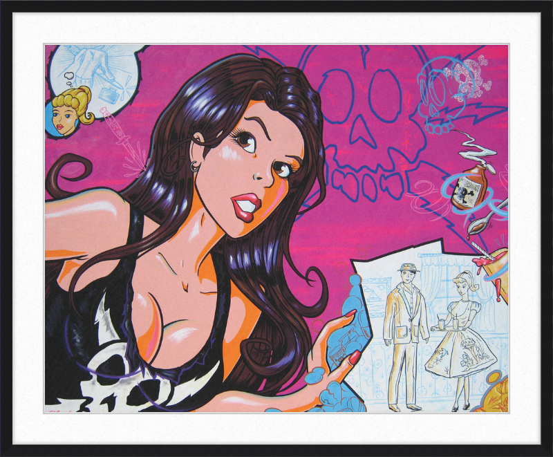 Poison Print - Matted and Framed