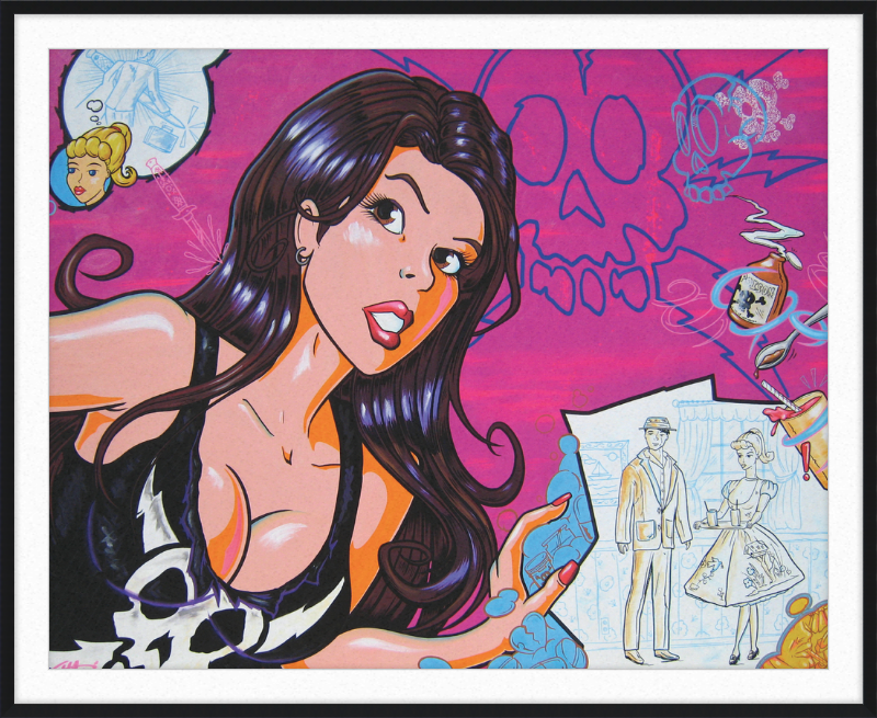 Poison Print - Matted and Framed