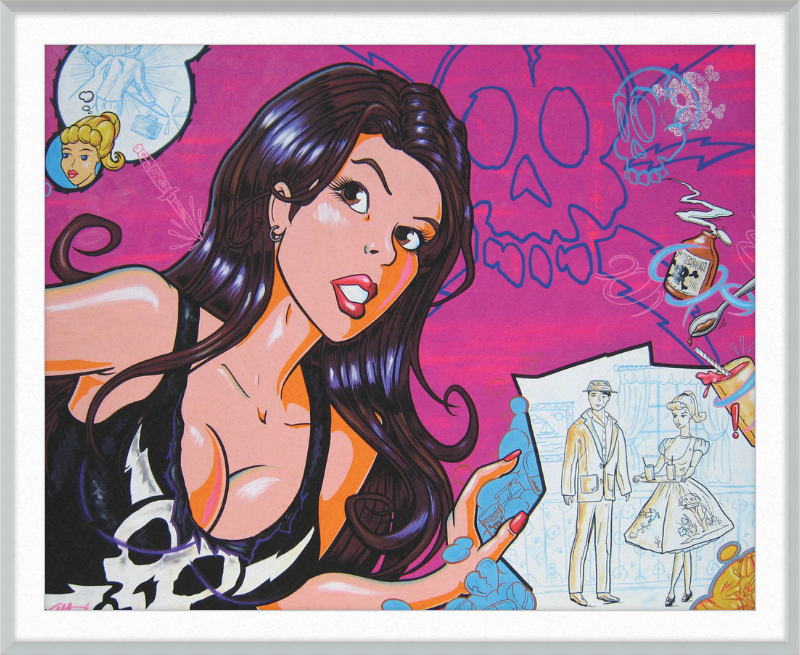 Poison Print - Matted and Framed