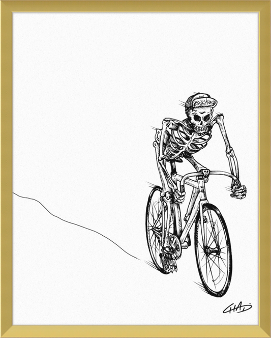 Death Rider Print - Matted and Framed