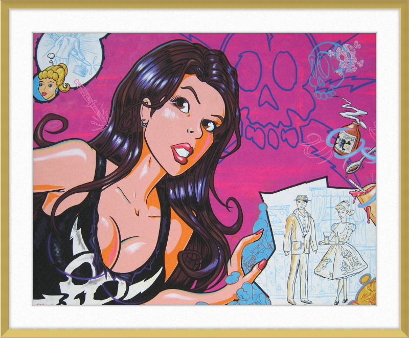 Poison Print - Matted and Framed