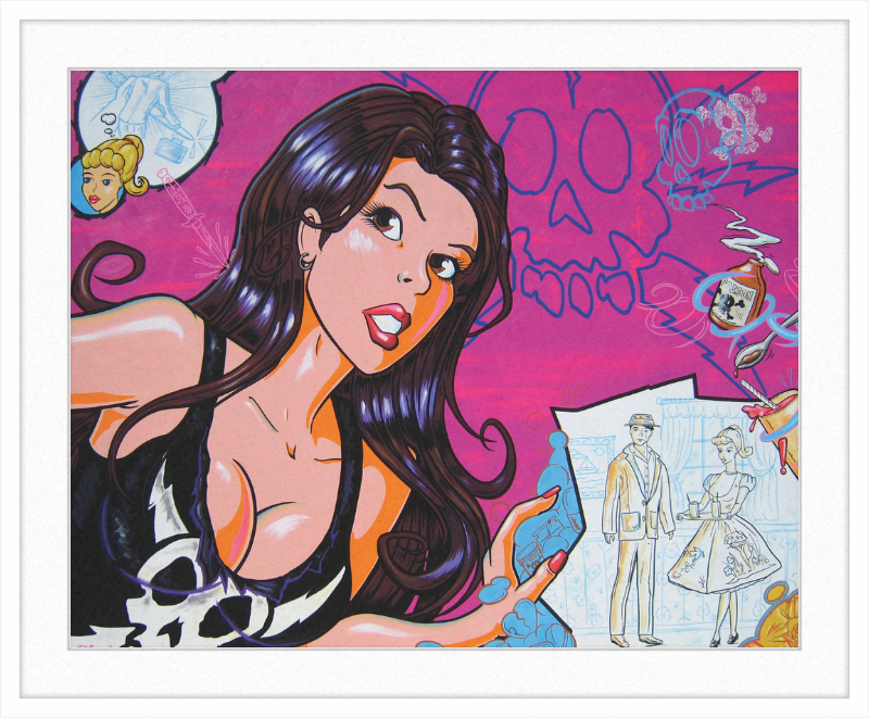 Poison Print - Matted and Framed
