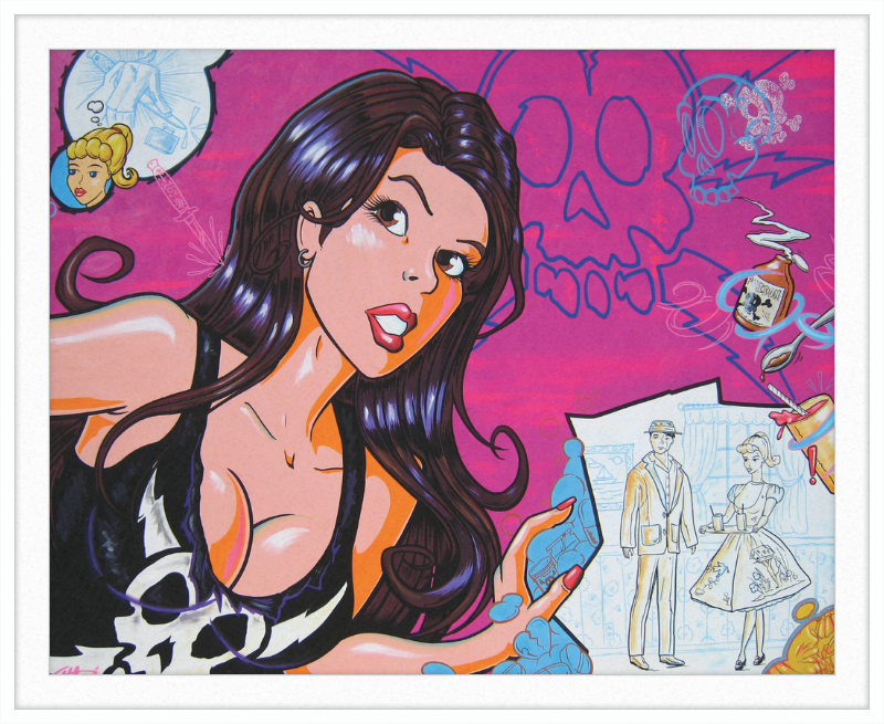 Poison Print - Matted and Framed