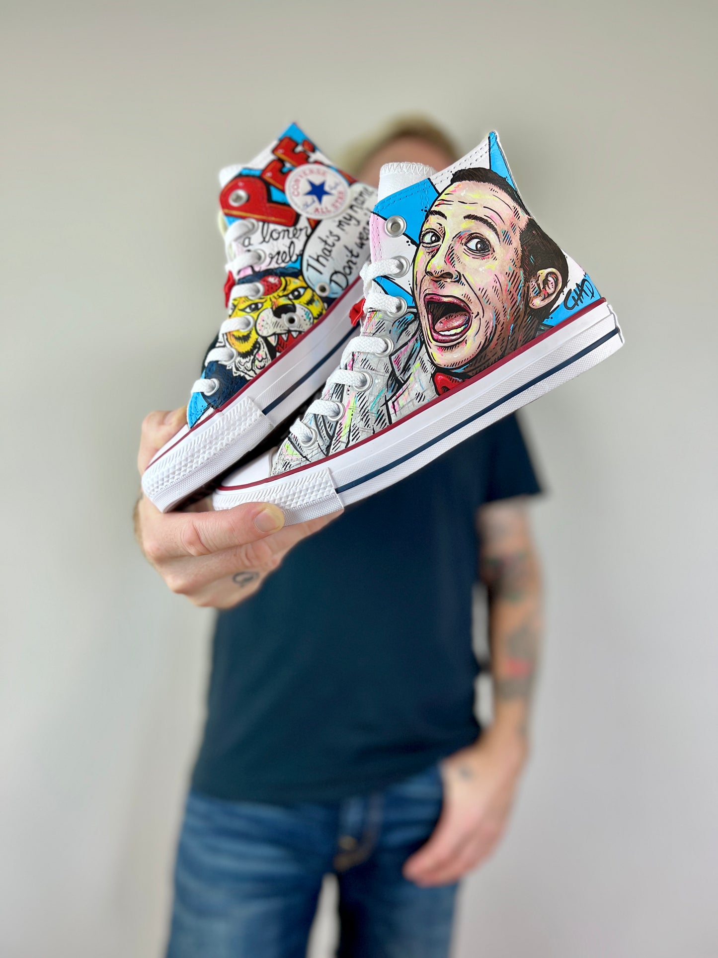 Pee Wee’s Big Adventure Converse Chucks