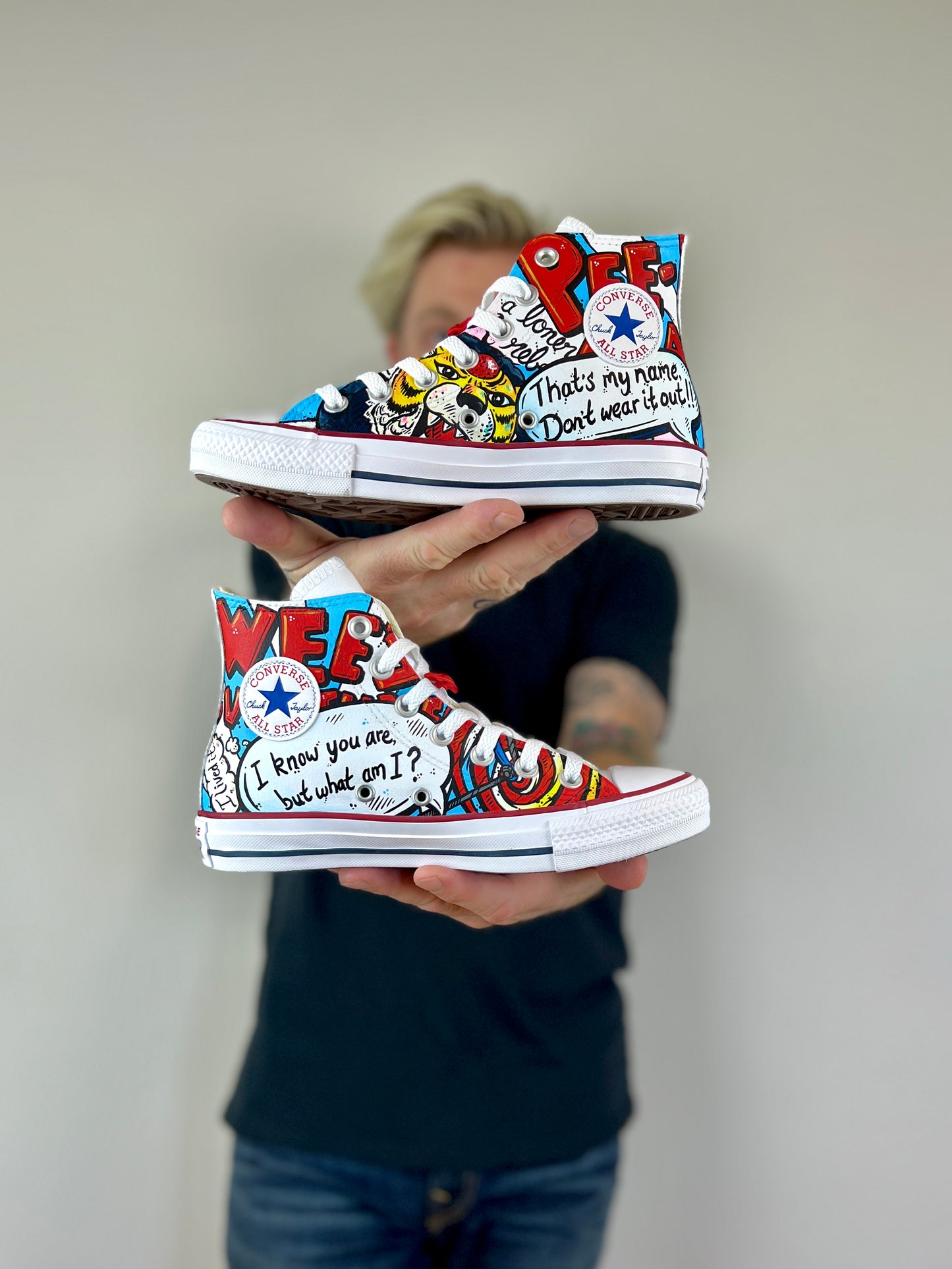 Pee Wee’s Big Adventure Converse Chucks