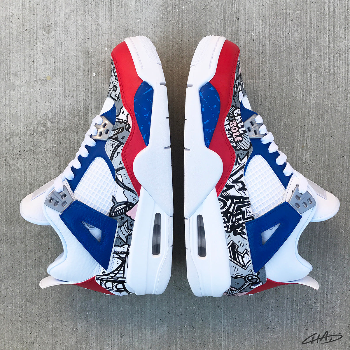 Babs - Brittney Elana Custom Nike Jordan retro shoes