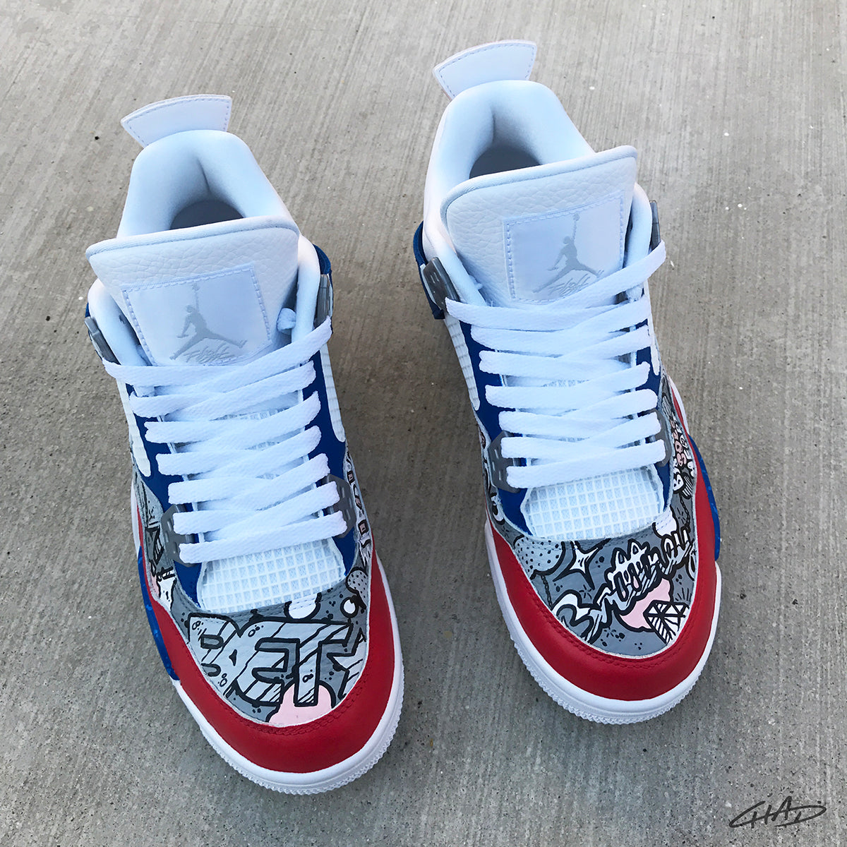 Babs - Brittney Elana Custom Nike Jordan retro shoes