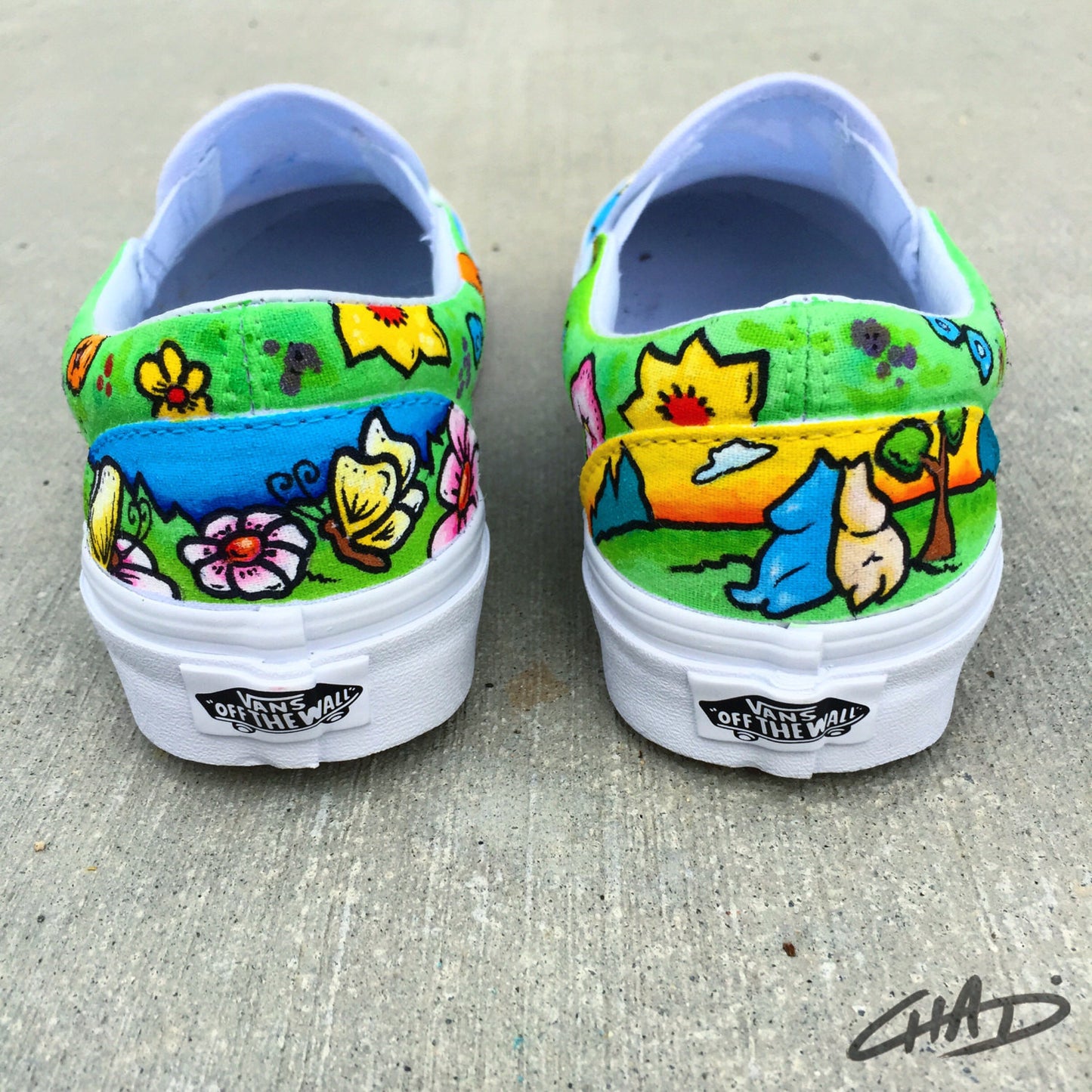 Moomin custom Hand Painted Vans shoes