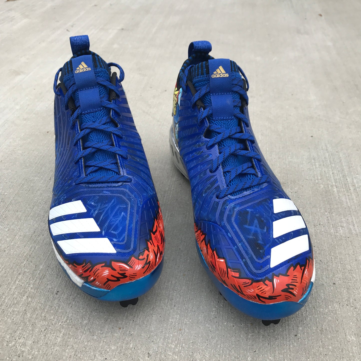 Dodger Dog - Justin Turner's Custom Adidas Baseball cleats