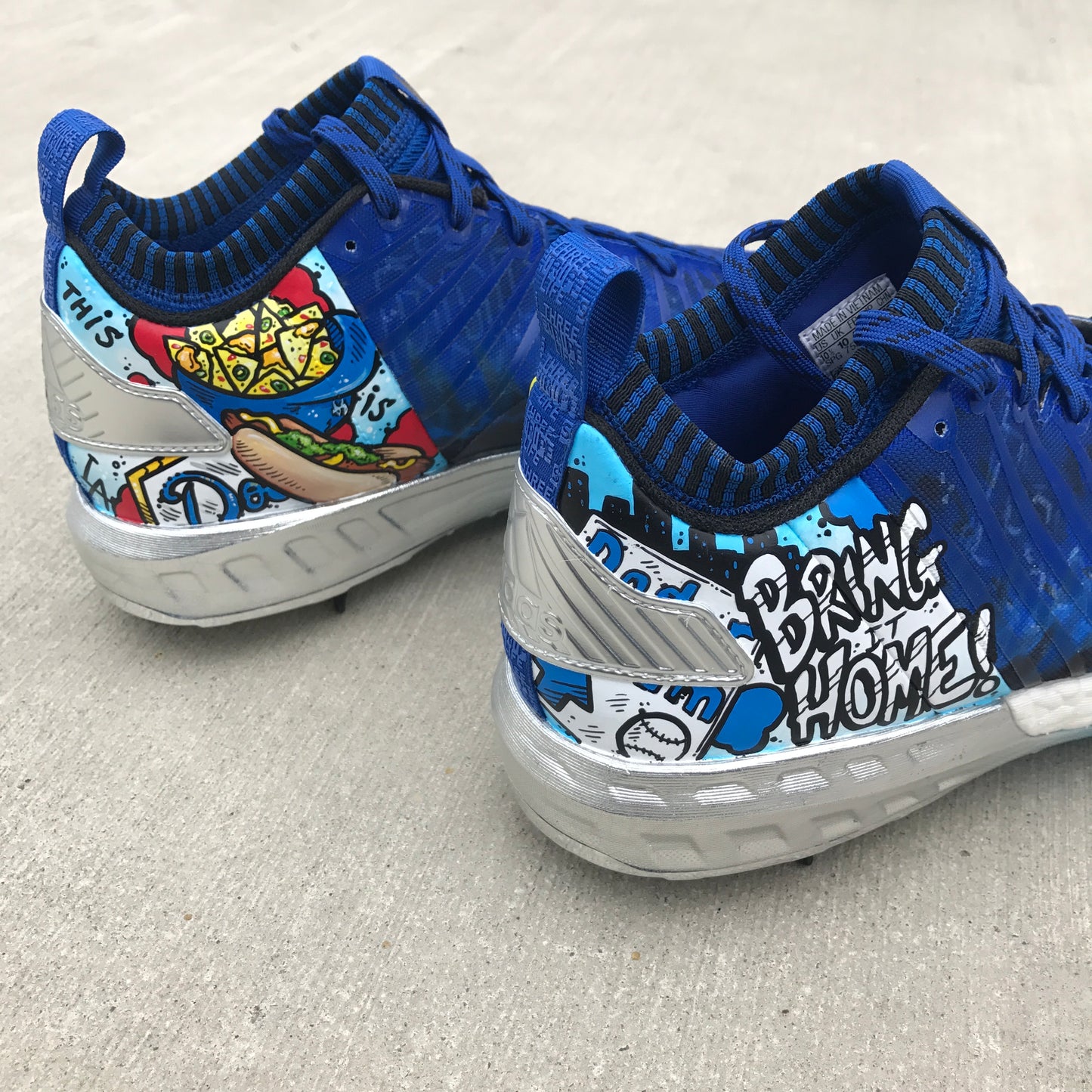 Dodger Dog - Justin Turner's Custom Adidas Baseball cleats