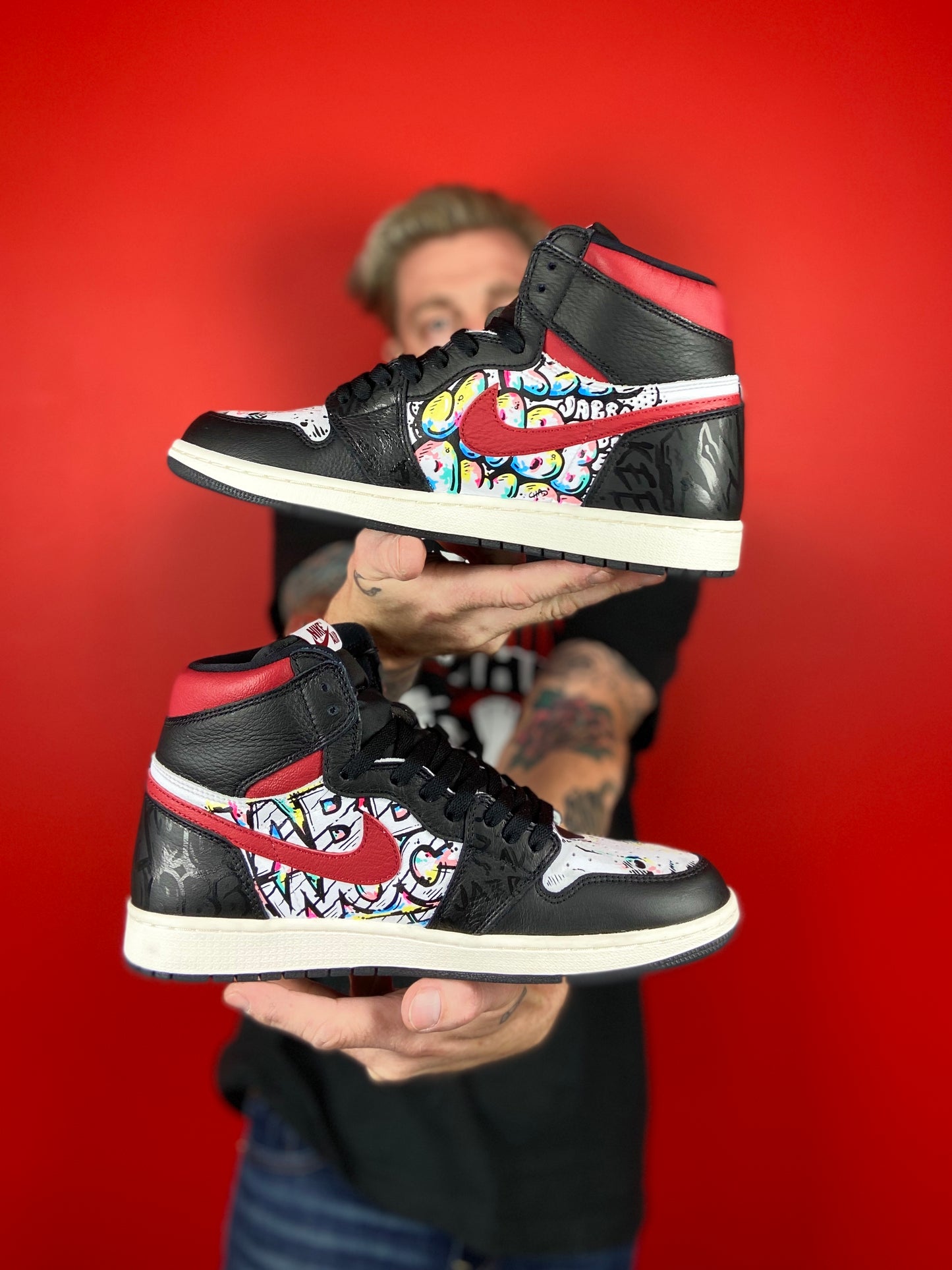 Jabbawockeez Jordan Retro shoes