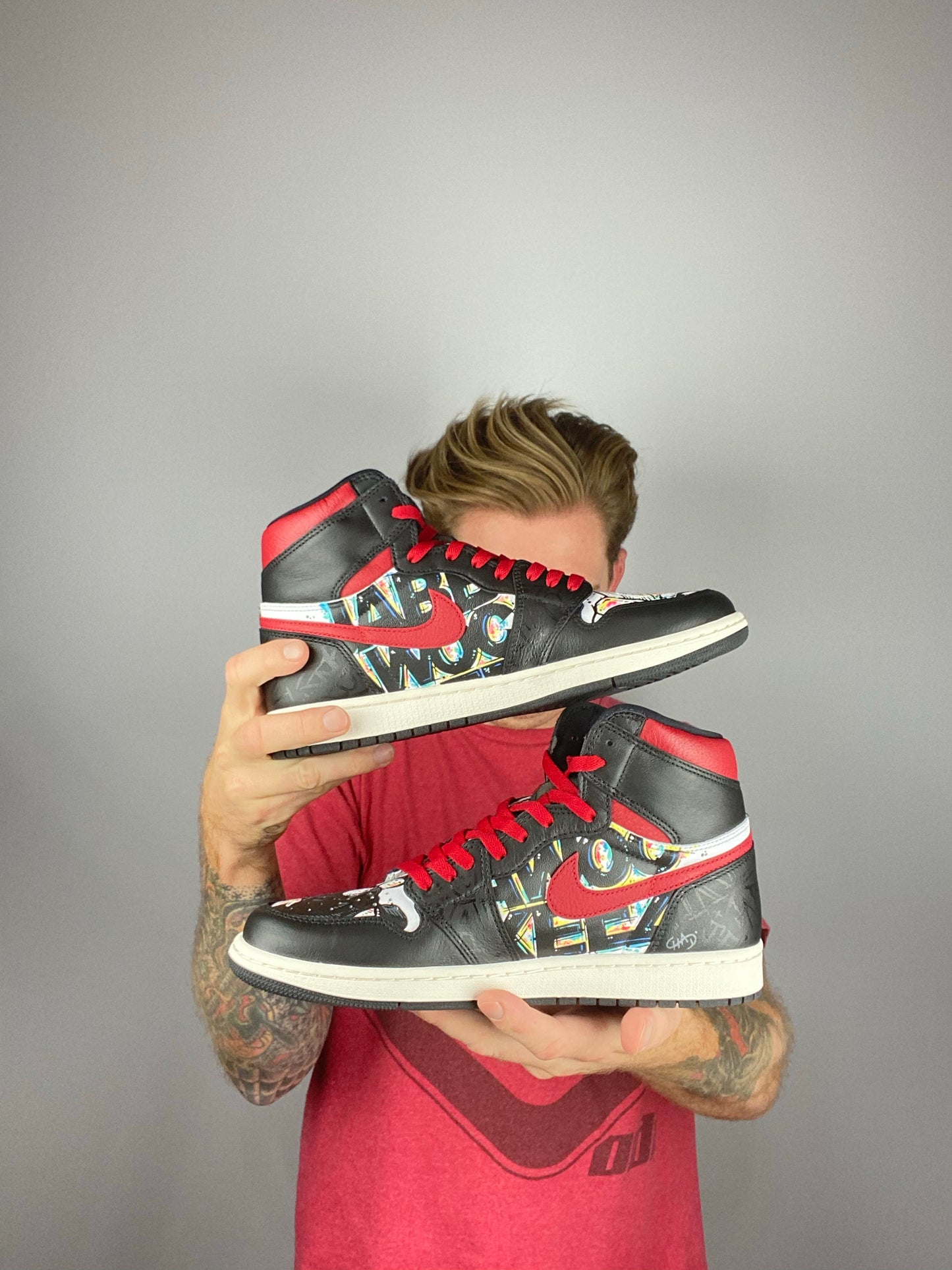 Jabbawockeez Team Issue - Nike Jordan retro shoes