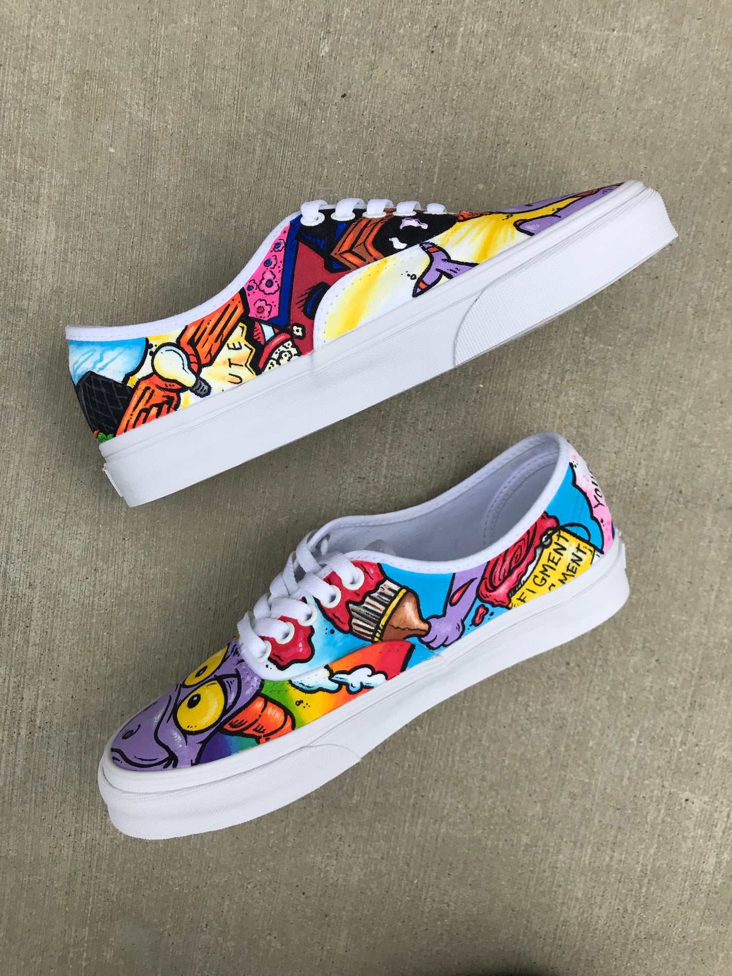 Figment the Imagination Dragon - Vans Authentic shoes