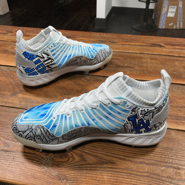 Dodger Dog - Justin Turner's Custom Adidas Baseball cleats