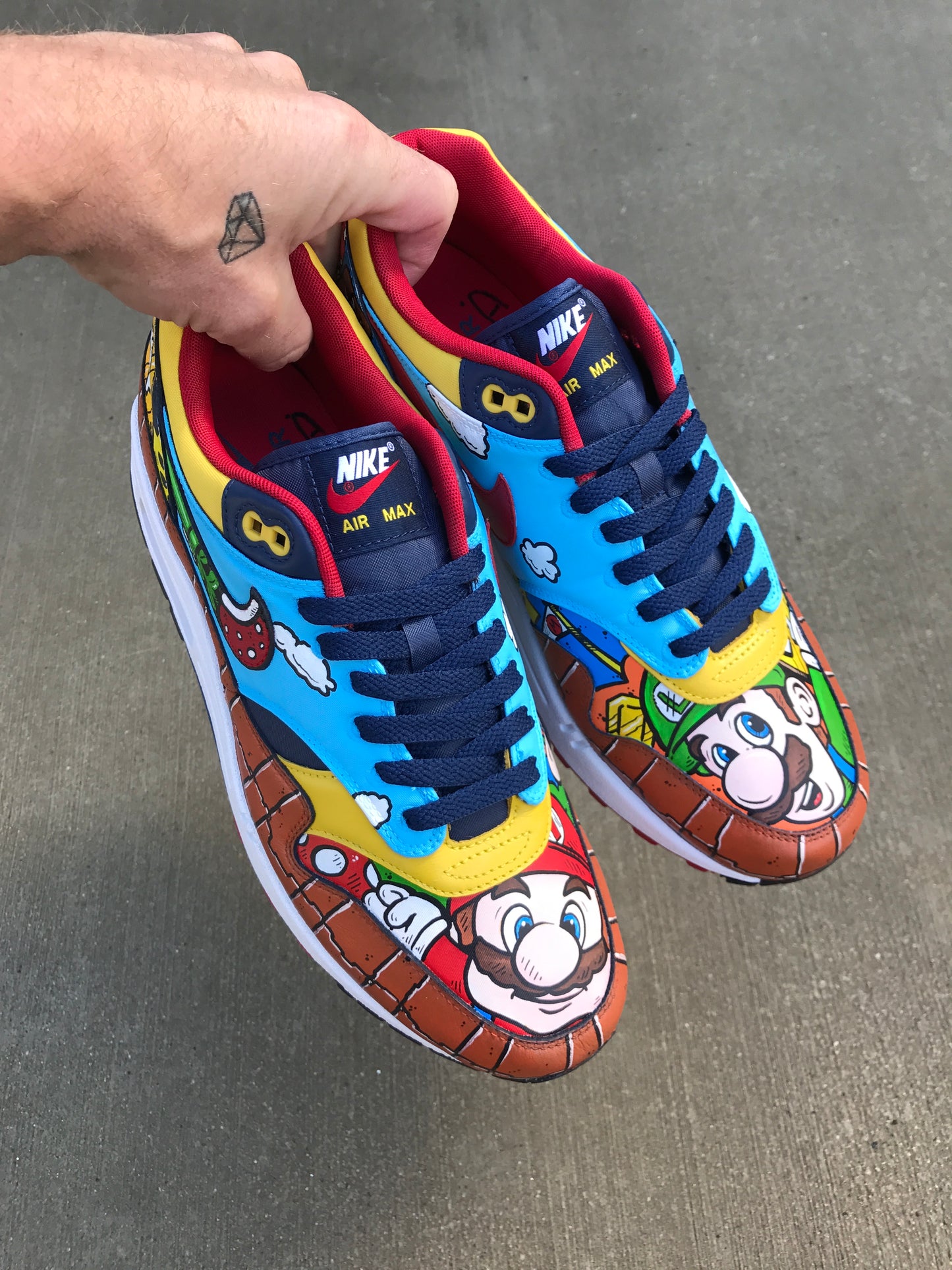 Super Mario Bros. - Nike Air Max shoes