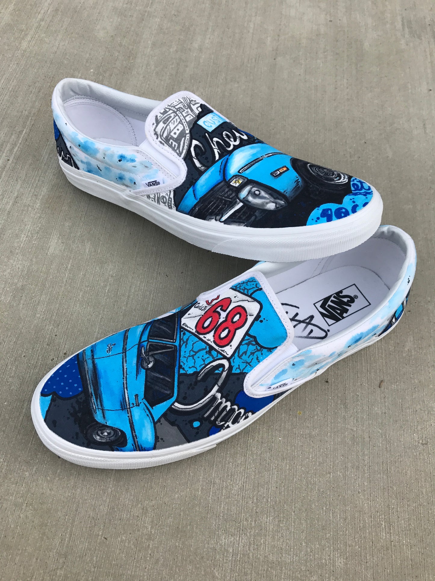 American Muscle Vans Slip On shoes
