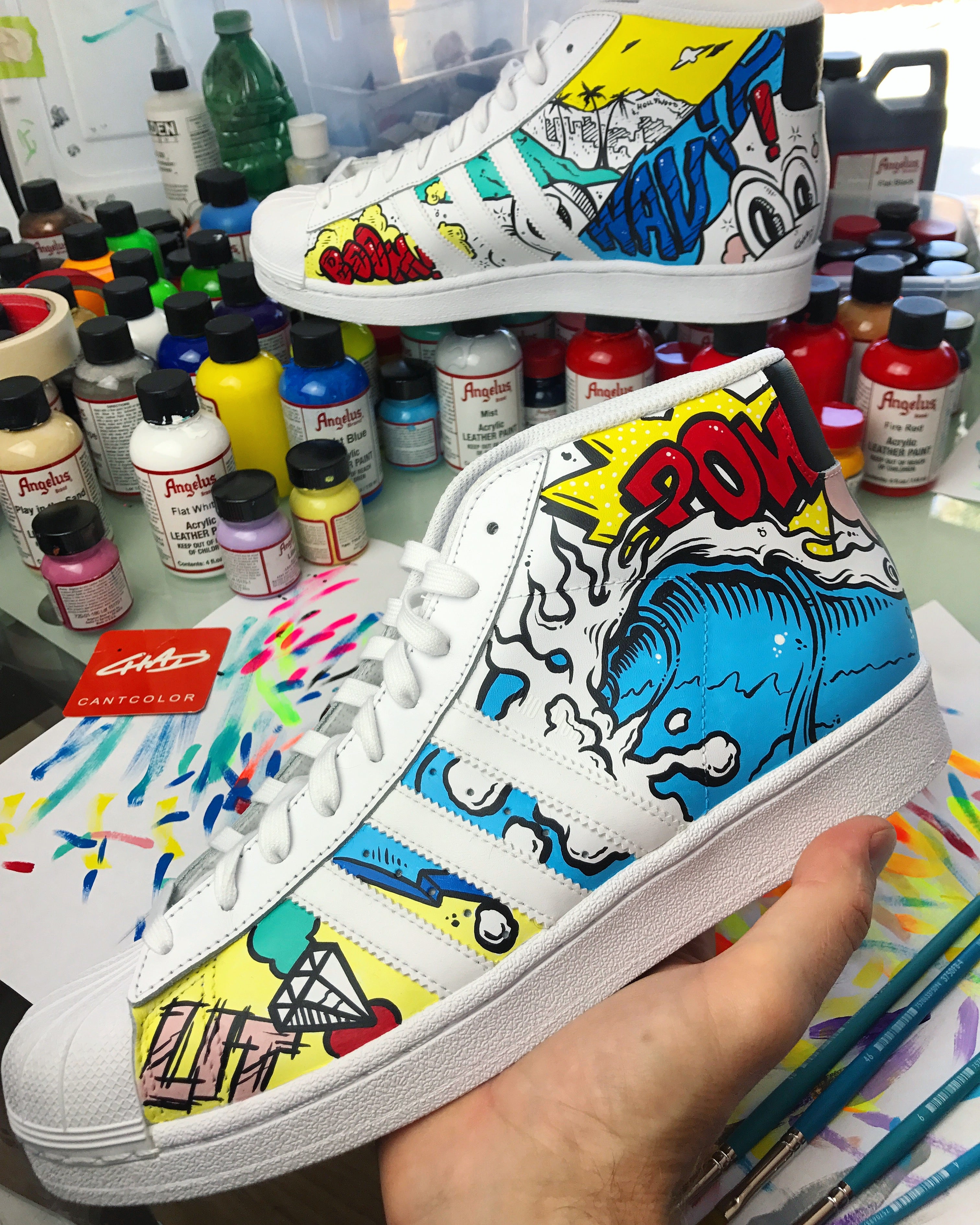 Popstars Adidas Pro Model shoes - Main Image