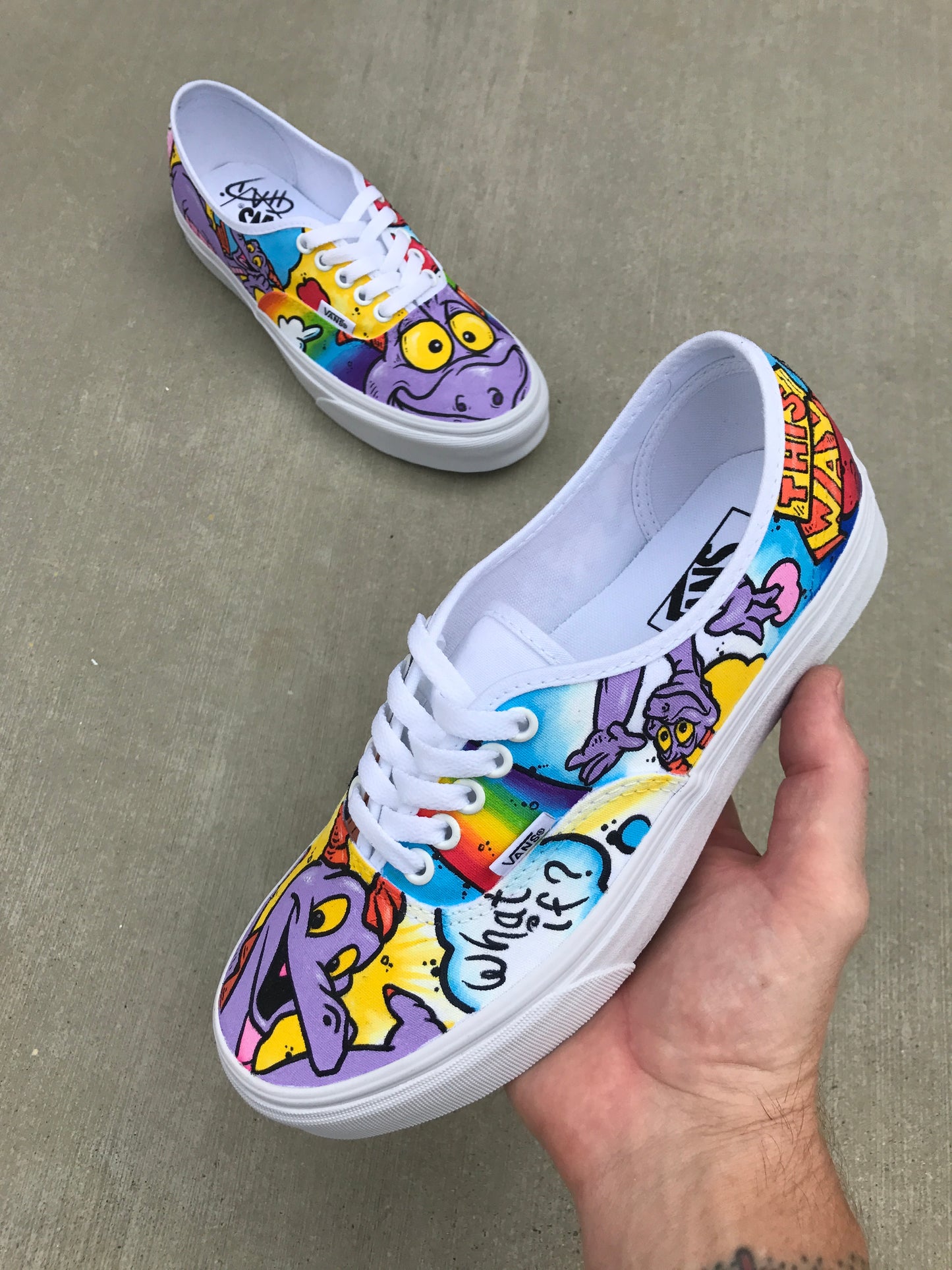 Figment the Imagination Dragon - Vans Authentic shoes