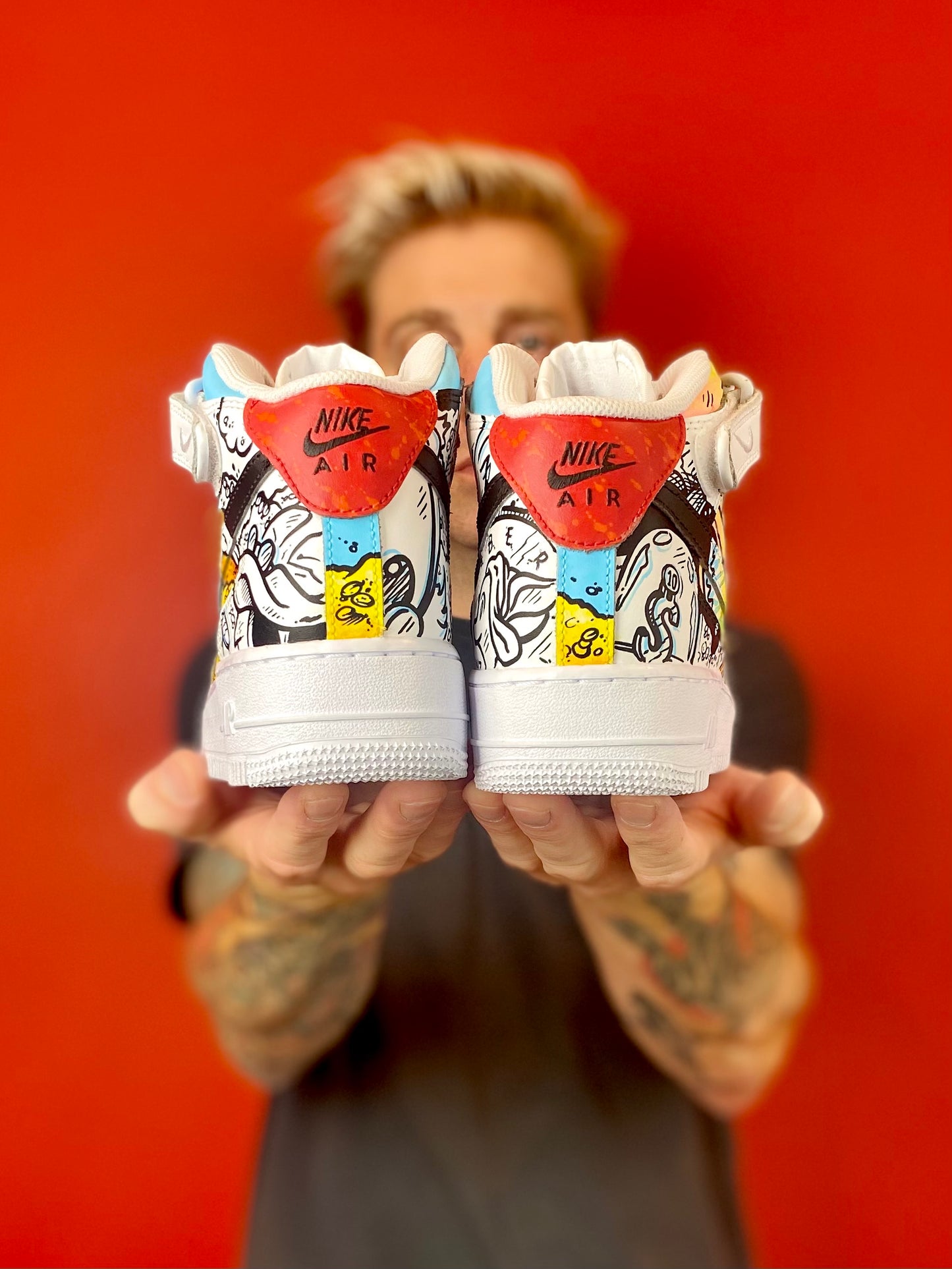 Scrooge McDuck's Money pit Nike AF1 shoes