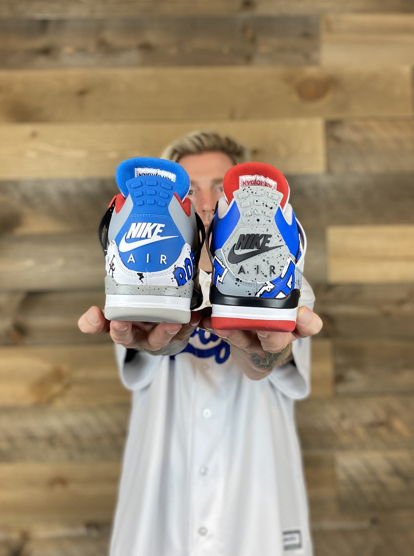 Los Angeles Dodgers Nike Jordan Retro shoes