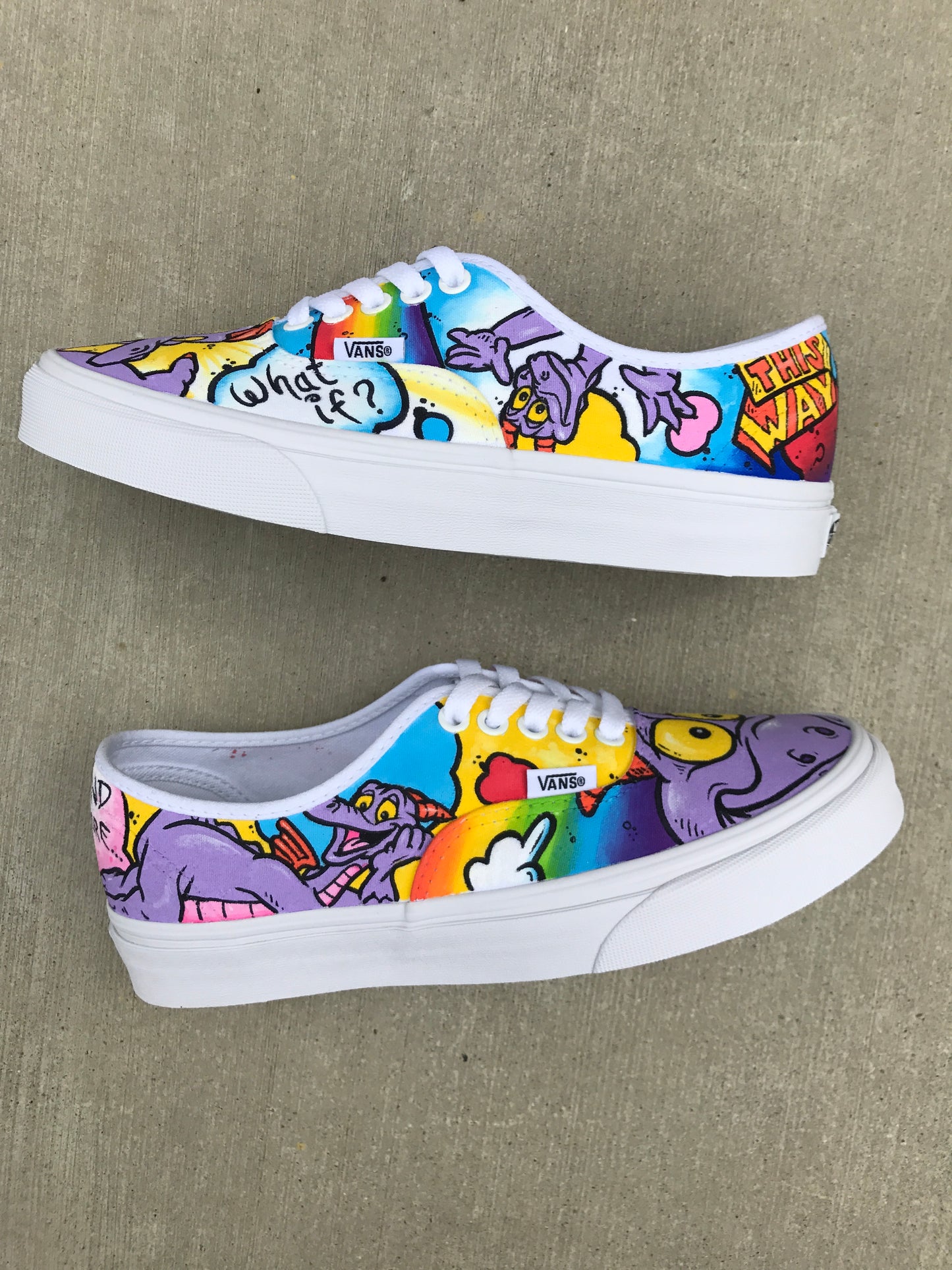 Figment the Imagination Dragon - Vans Authentic shoes