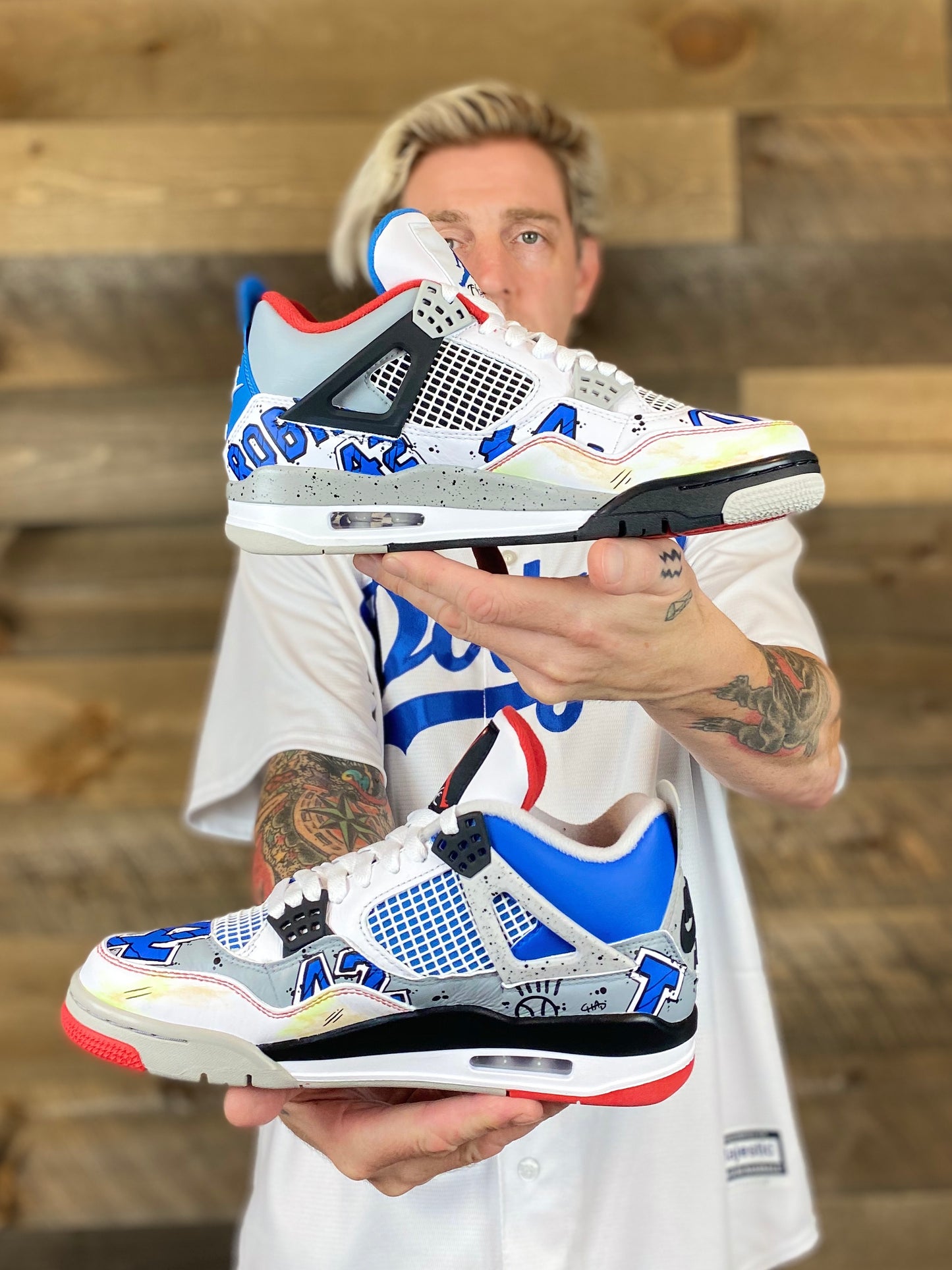 Los Angeles Dodgers Nike Jordan Retro shoes