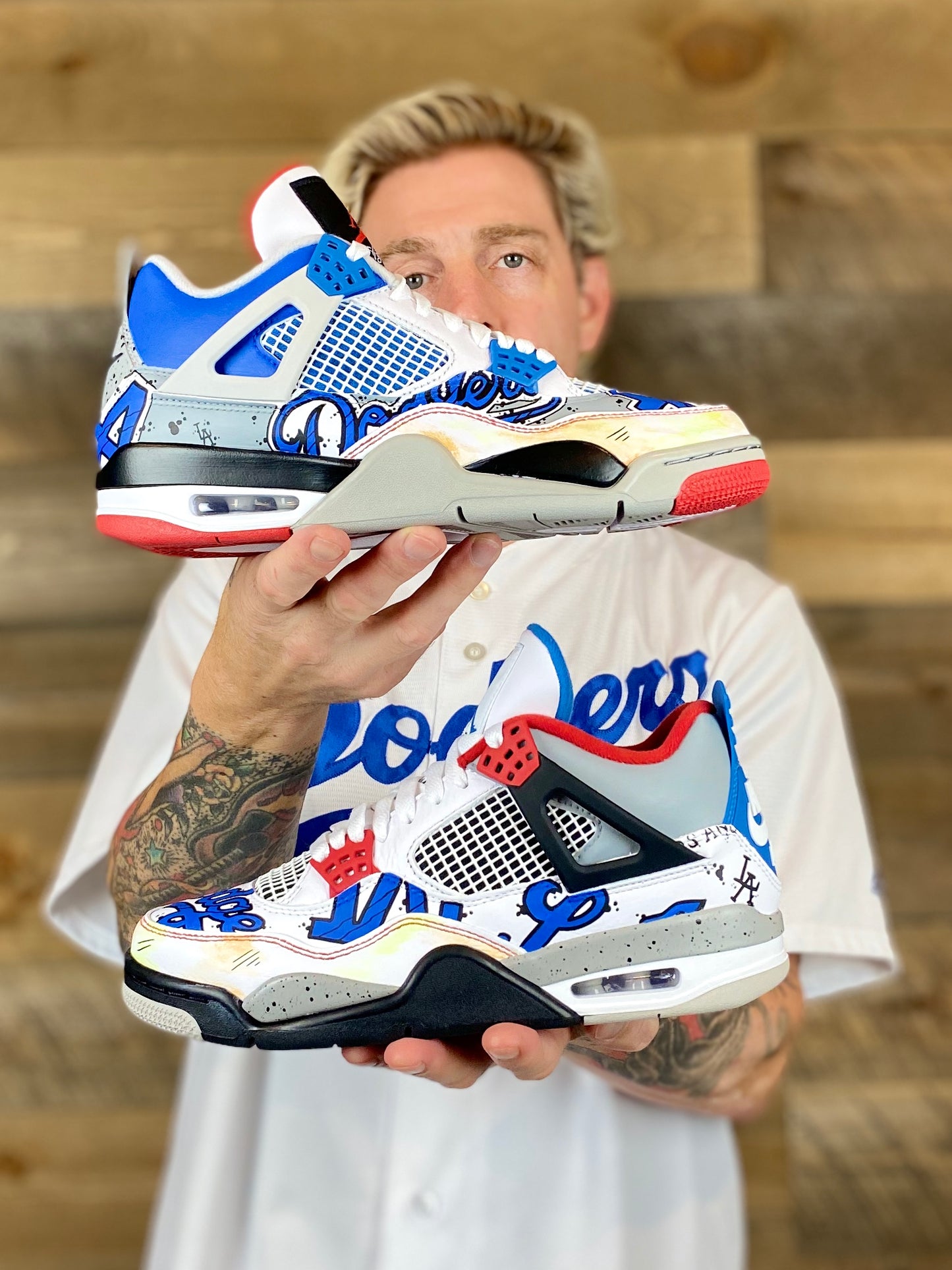 Los Angeles Dodgers Nike Jordan Retro shoes
