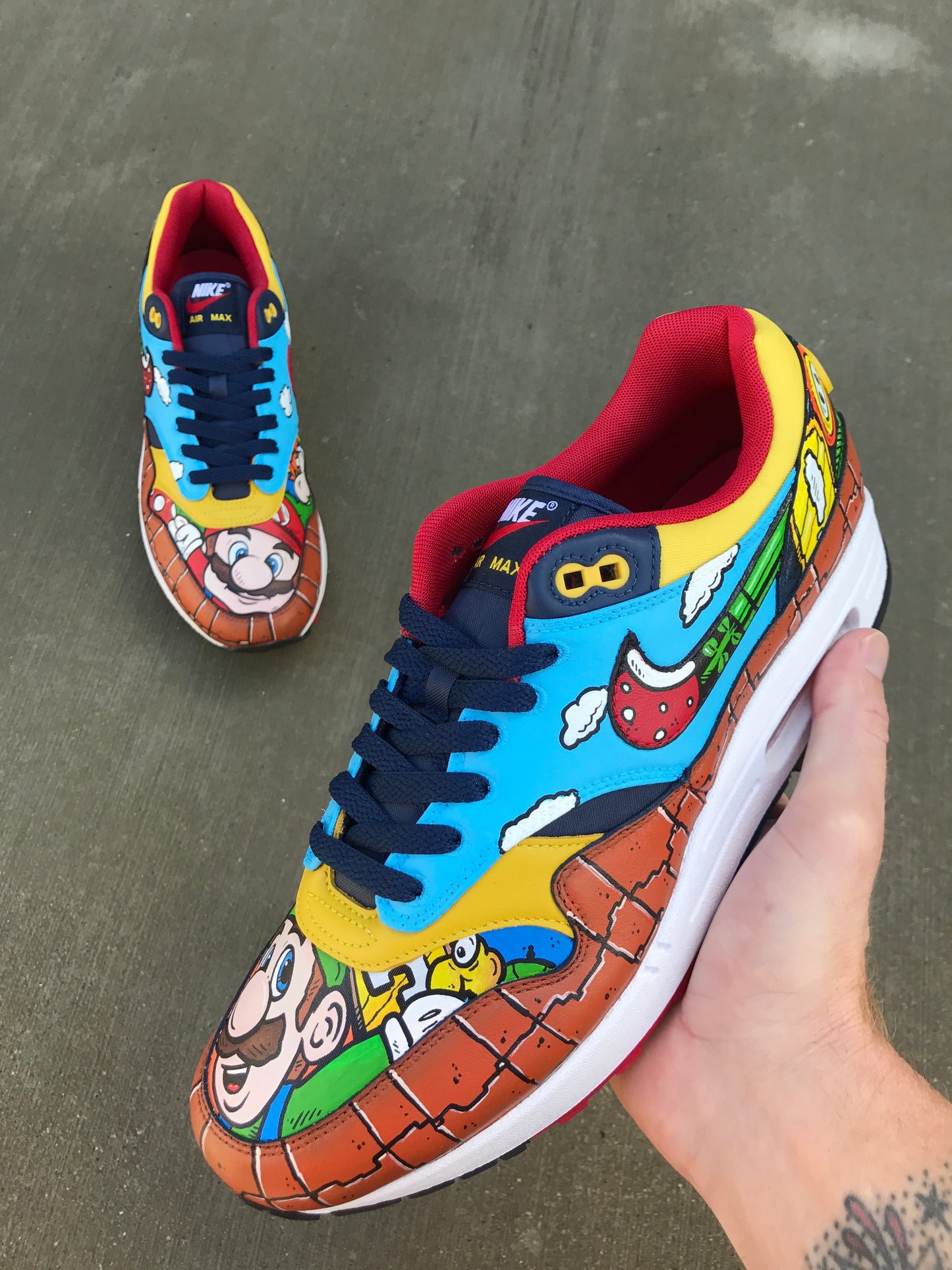 Super Mario Bros. - Nike Air Max shoes