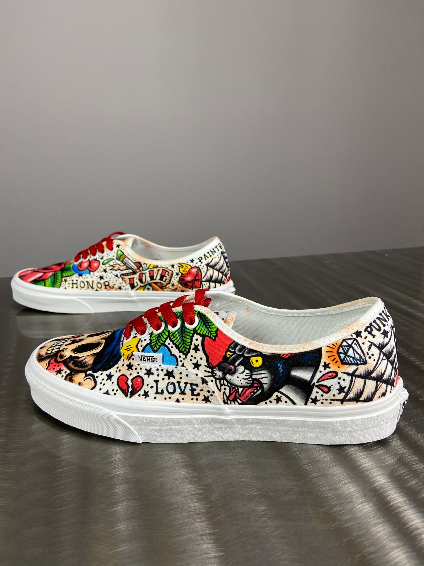Classic Tattoo Vans Authentic shoes