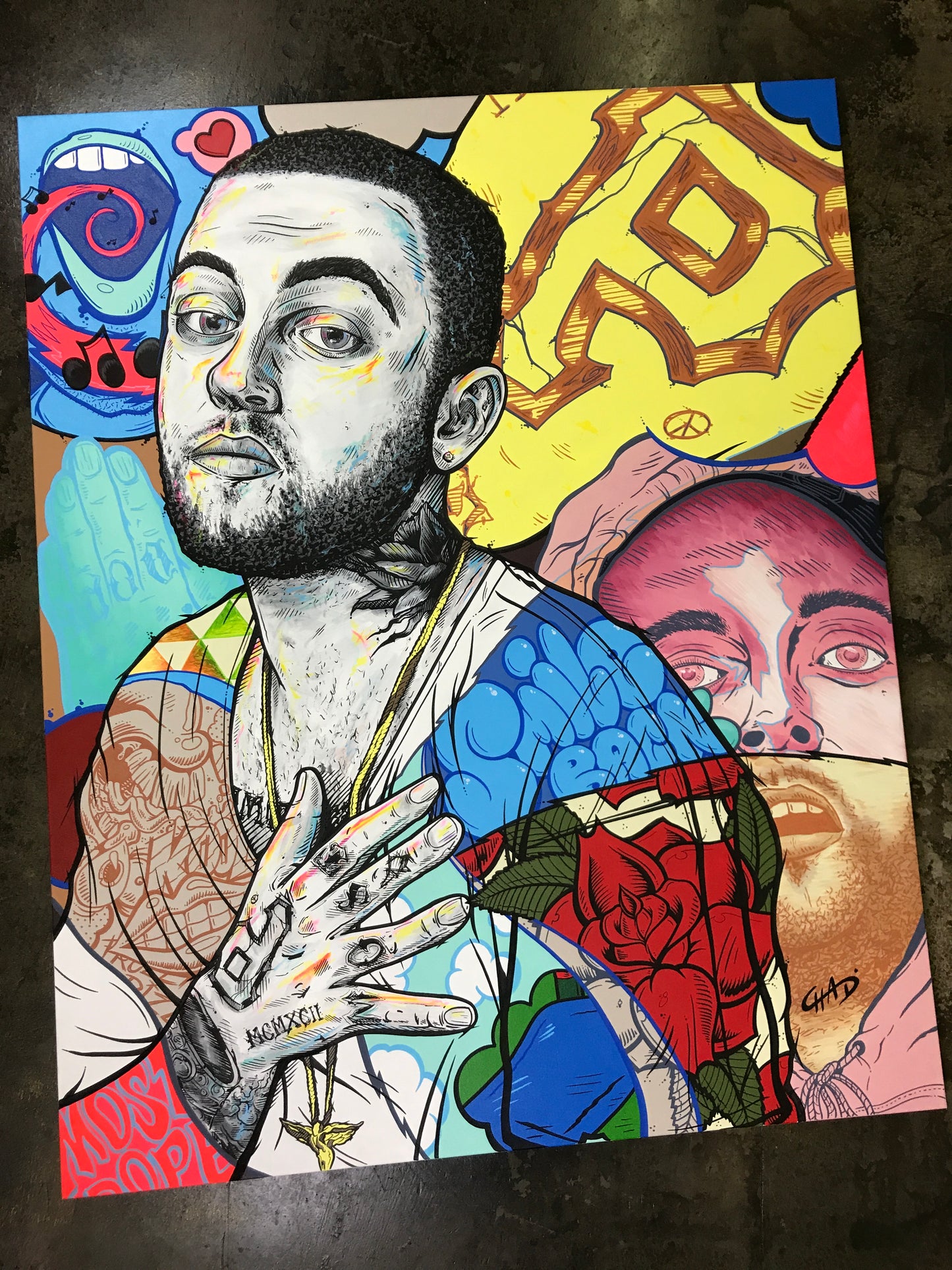 Smile Back Canvas Painting