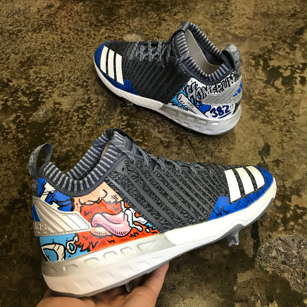 Justin Turner World Series - Adidas Baseball Cleats – chadcantcolor