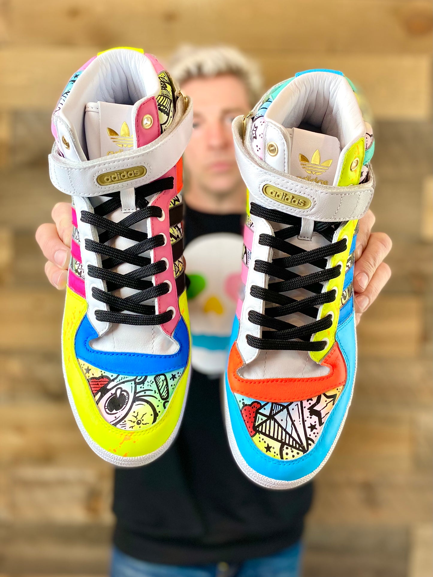 Retrofied Adidas Forum shoes