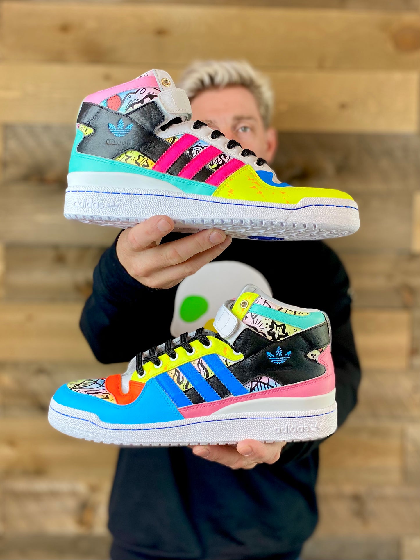 Retrofied Adidas Forum shoes