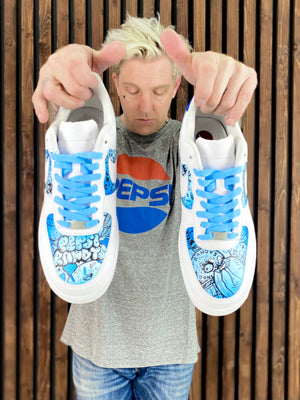 Pepsi X Randy s Donuts Collab Nike AF1 sneakers