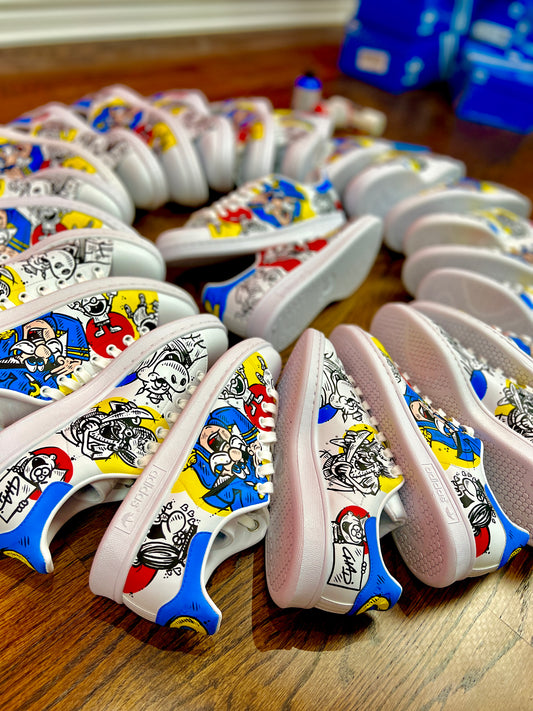 Captain Crunch Collab Adidas Stan Smith Sneakers