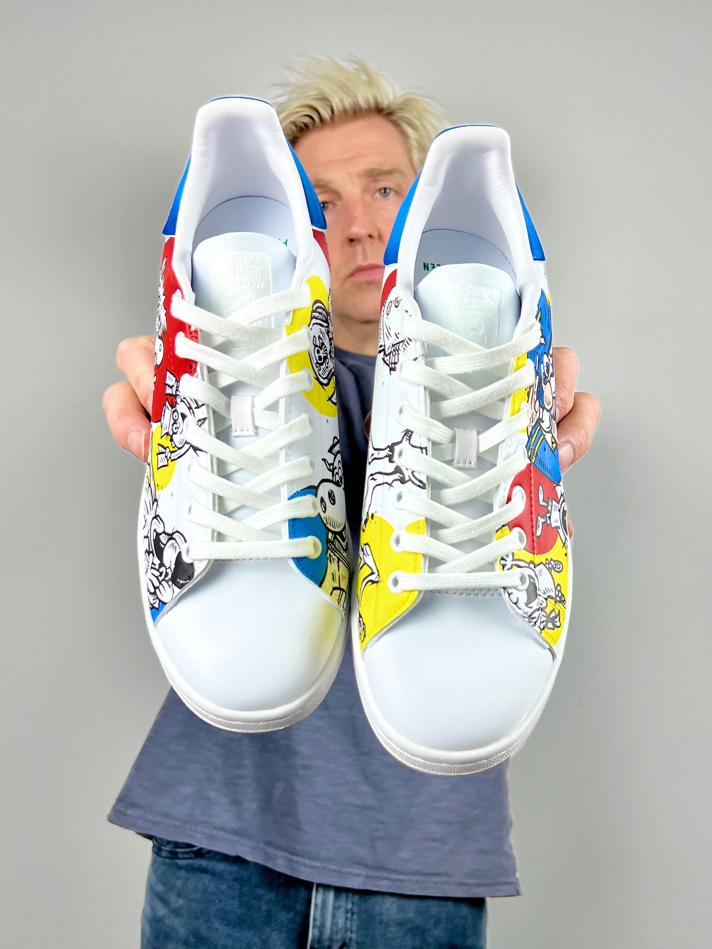 Captain Crunch Collab Adidas Stan Smith Sneakers