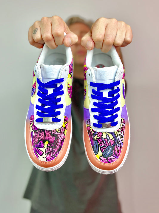 Bacardi X Chasing Summer X Chad Cantcolor - Festival collab Nike AF1 Sneakers
