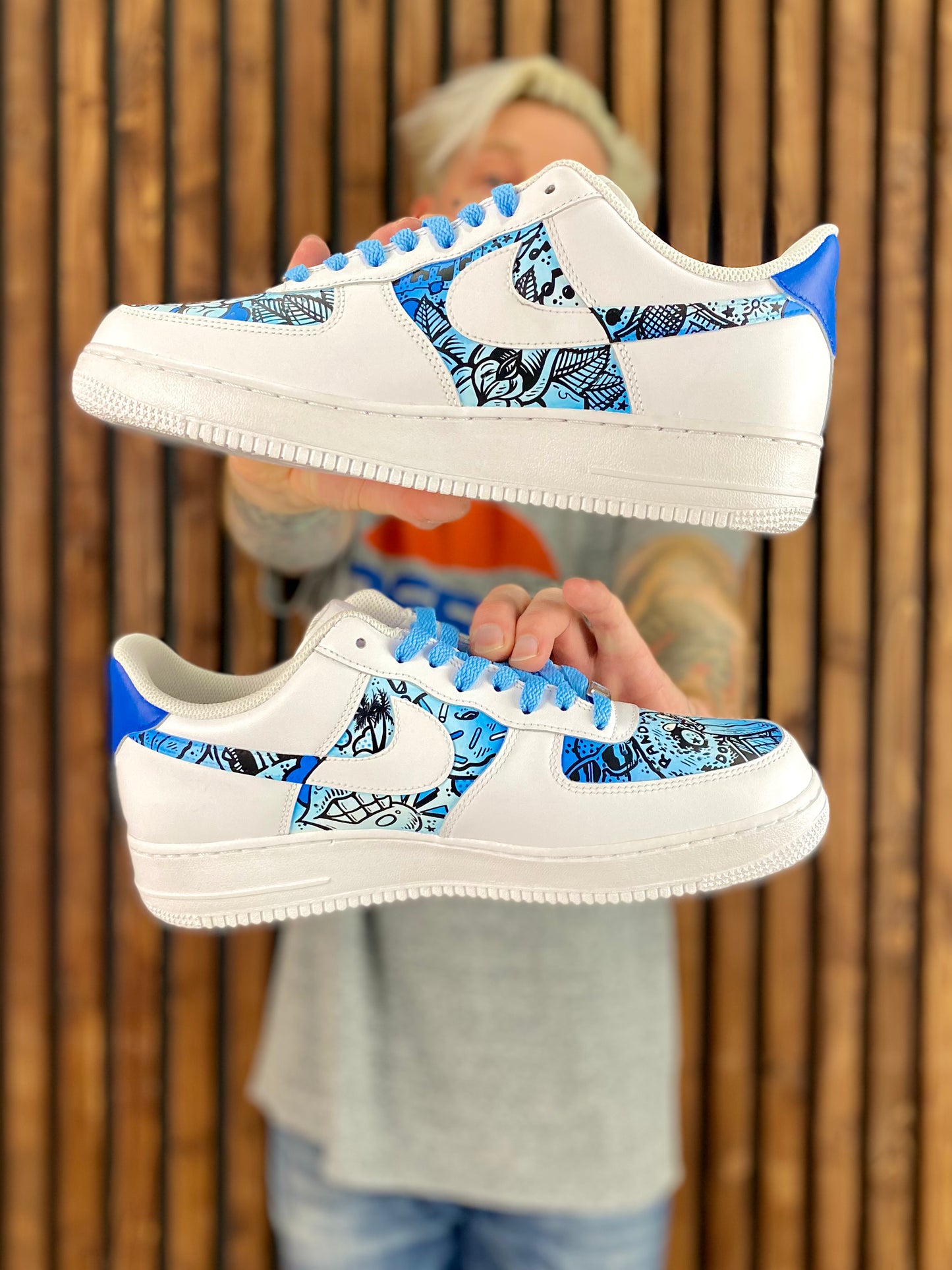 Pepsi X Randy’s Donuts Collab Nike AF1 sneakers