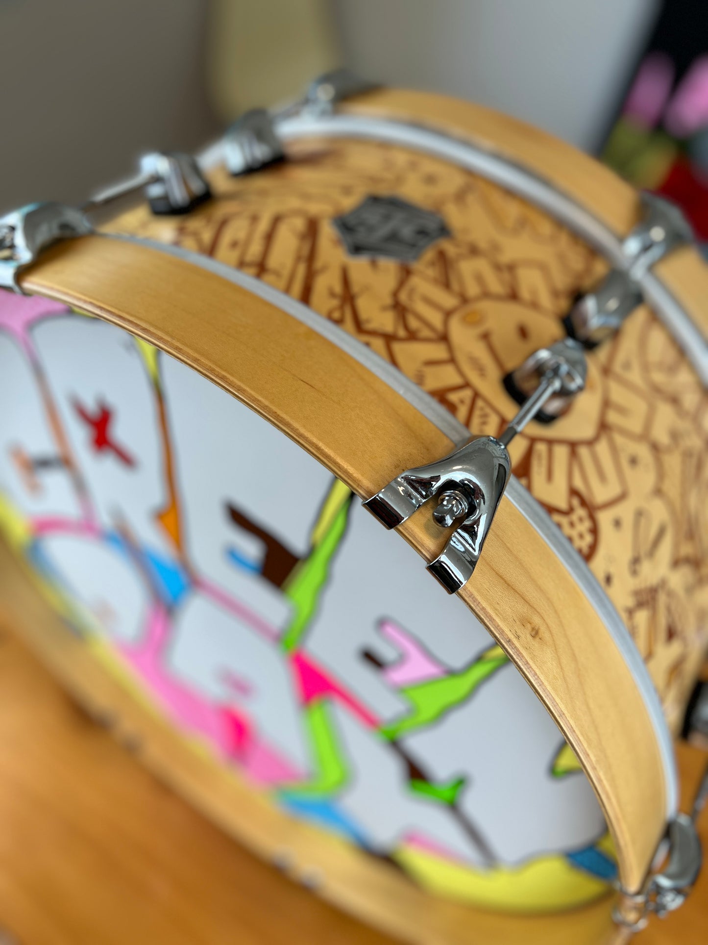 Green Day custom SJC Kick Drum