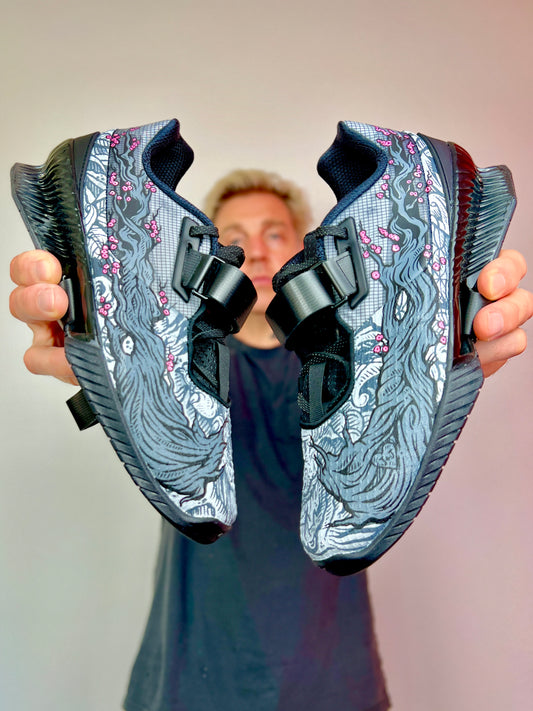 Cherry Blossom Nike Romaleos 4 Lifters