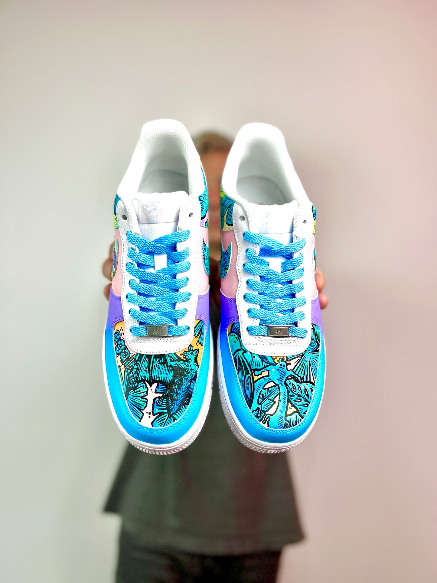 Bacardi X Osheaga X Chad Cantcolor - Festival collab Nike AF1 Sneakers