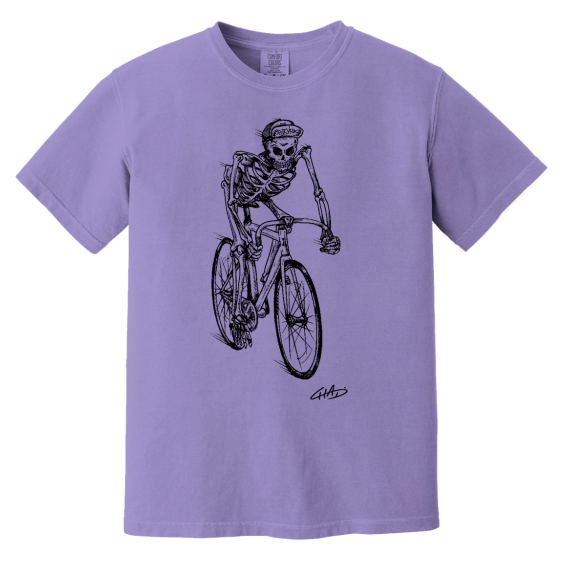 Death Rider - 90's Cut Heavyweight Garment-Dyed T-Shirt