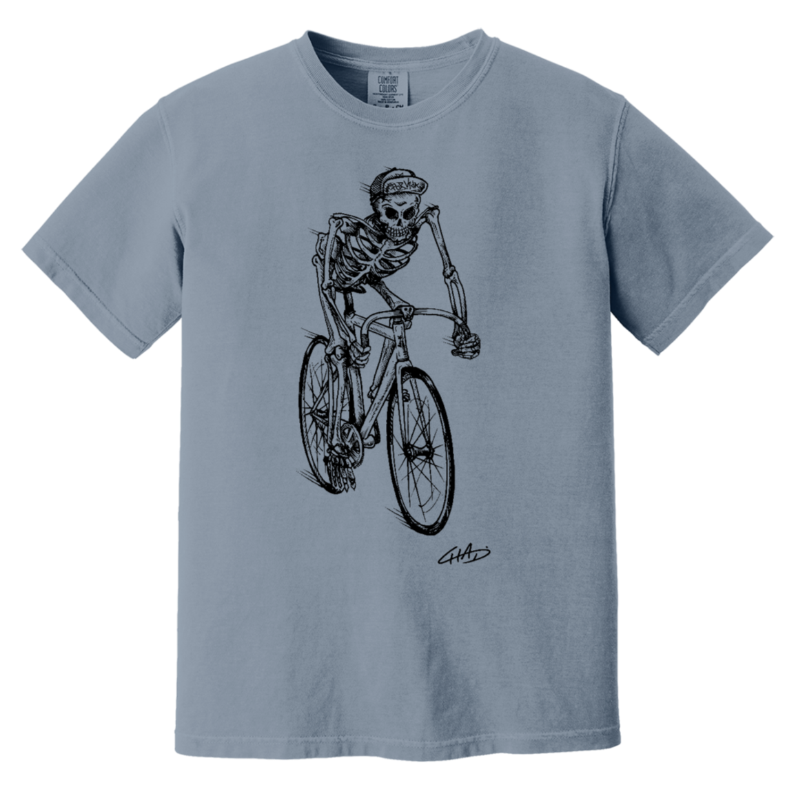 Death Rider - 90's Cut Heavyweight Garment-Dyed T-Shirt