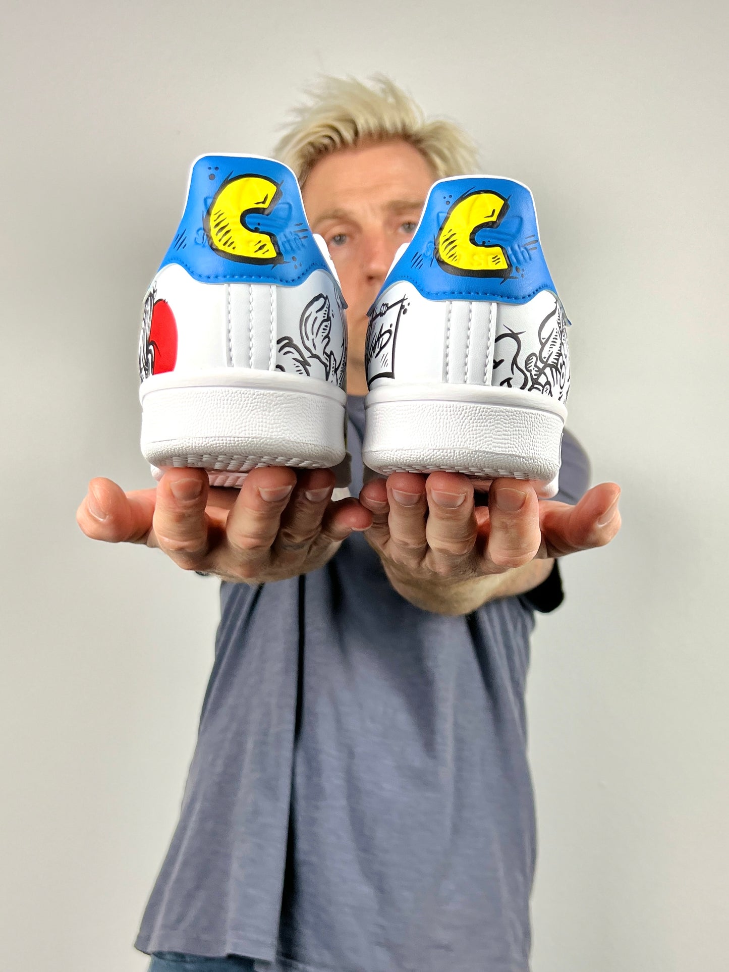 Captain Crunch Collab Adidas Stan Smith Sneakers