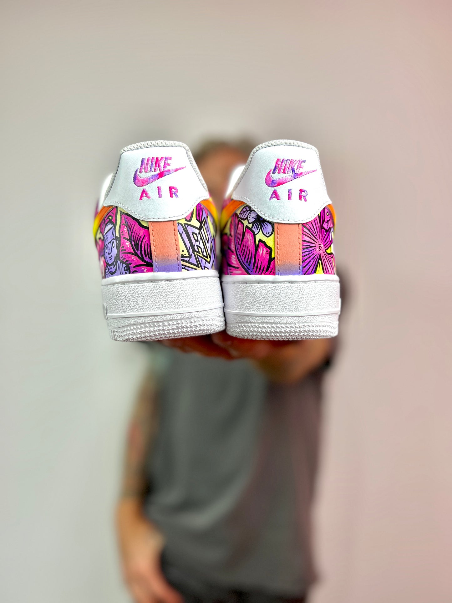 Bacardi X Chasing Summer X Chad Cantcolor - Festival collab Nike AF1 Sneakers