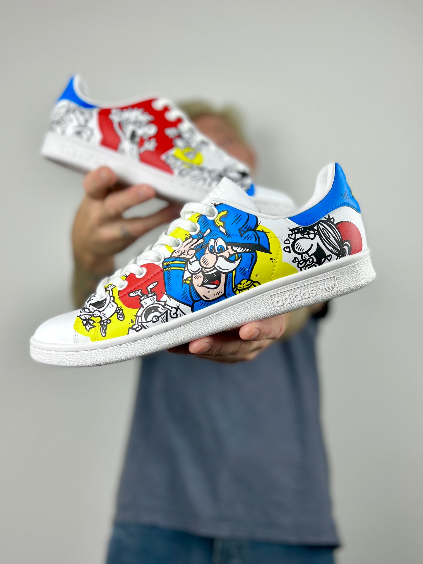 Captain Crunch Collab Adidas Stan Smith Sneakers