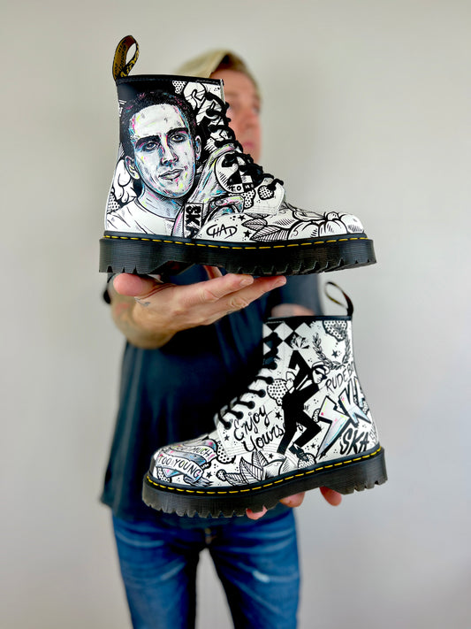 The Specials Two Tone Doc Martens boots