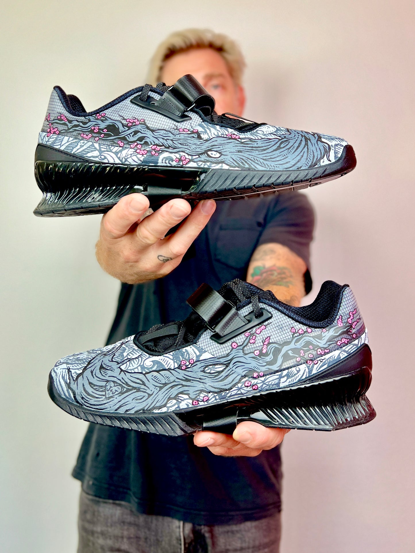 Cherry Blossom Nike Romaleos 4 Lifters