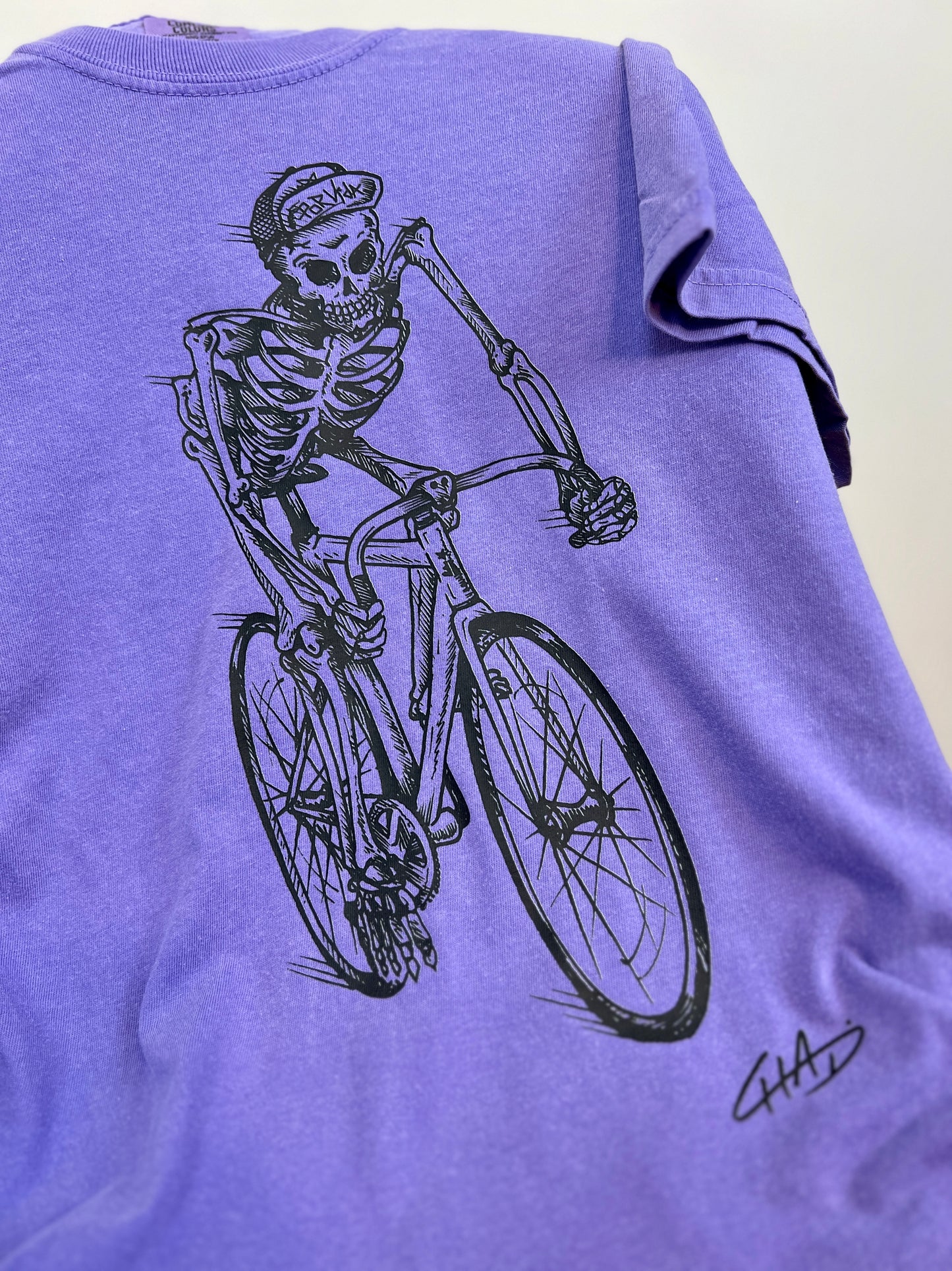 Death Rider - 90's Cut Heavyweight Garment-Dyed T-Shirt